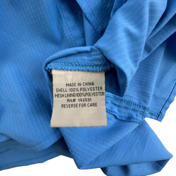 Drake DPF Performance Fishing Shirt Men's M Vented Mesh Button Down Short Sleeve - Picture 11 of 13